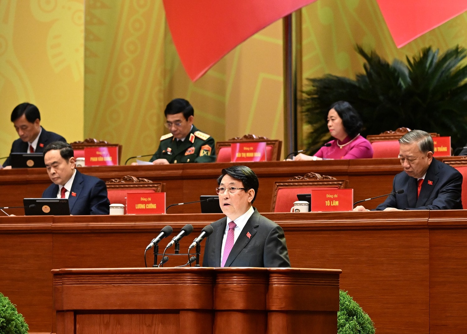 Đồng chí Lương Cường, - khai mạc ĐH