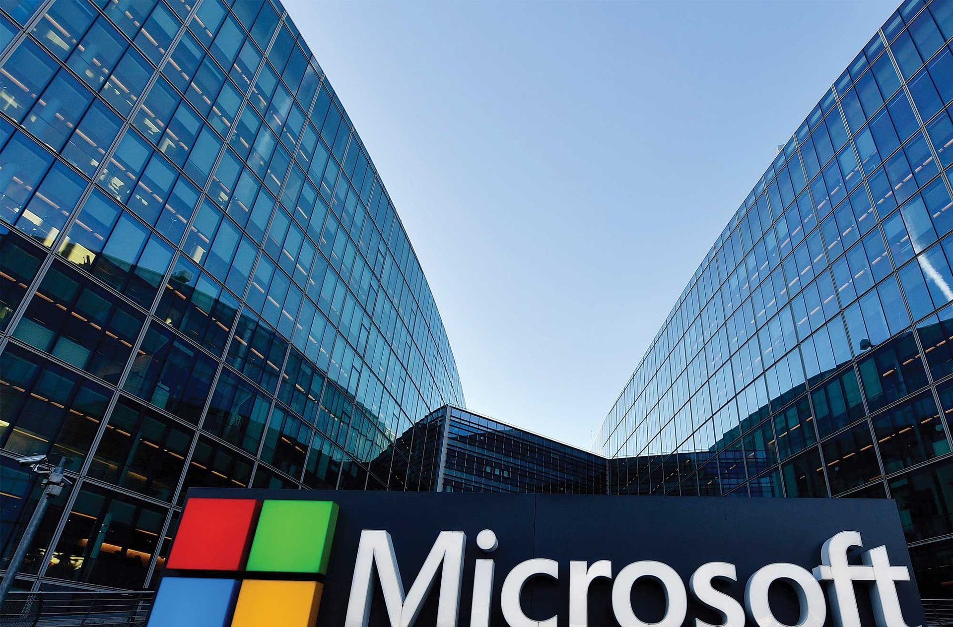 Chi nhánh của công ty công nghệ Microsoft tại Issy-Les-Moulineaux, ngoại ô Paris, Pháp_Ảnh: AFP/TTXVN