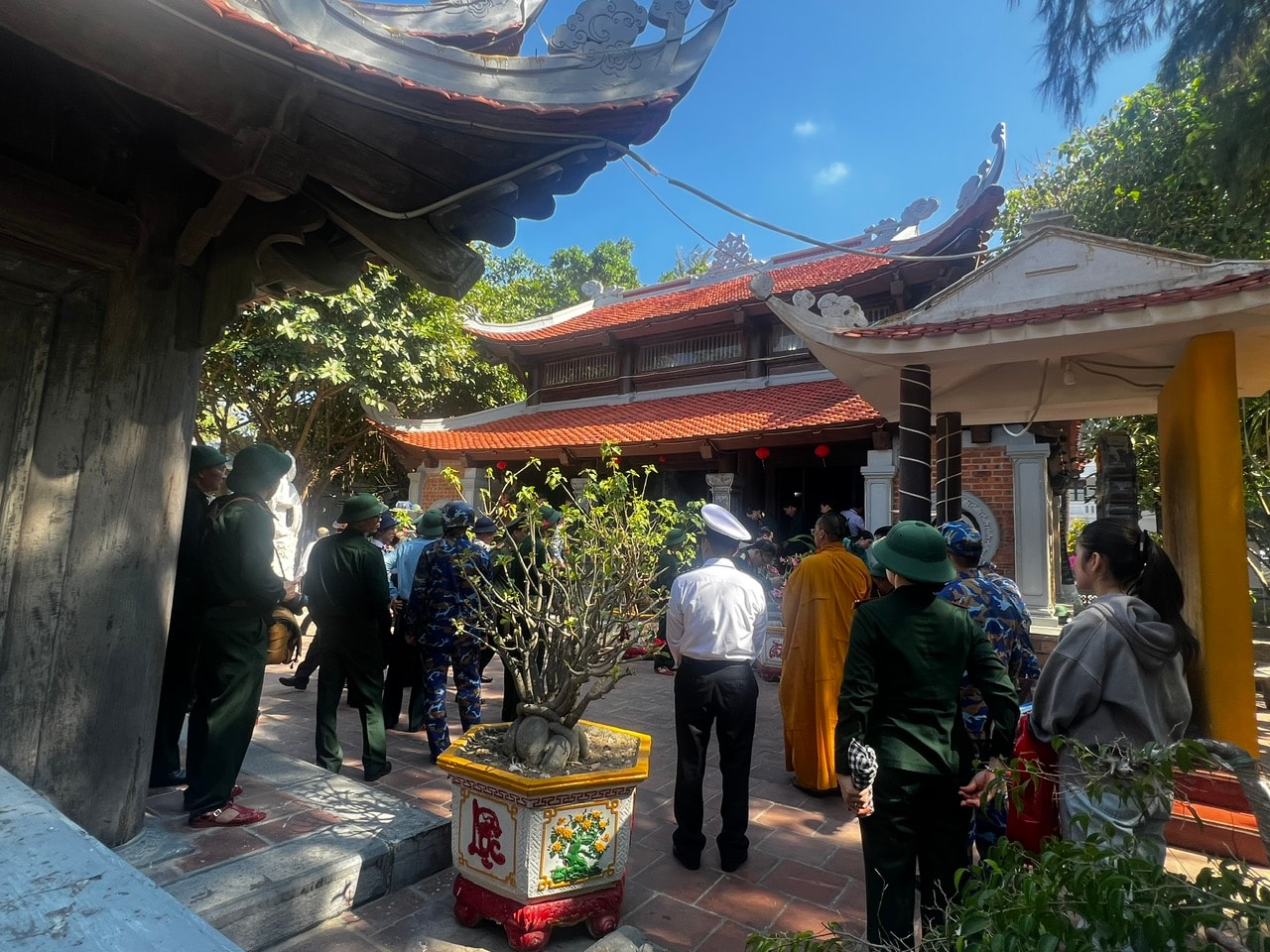 Một góc chùa Nam Huyên_Ảnh: Tạ Ngọc Tấn
