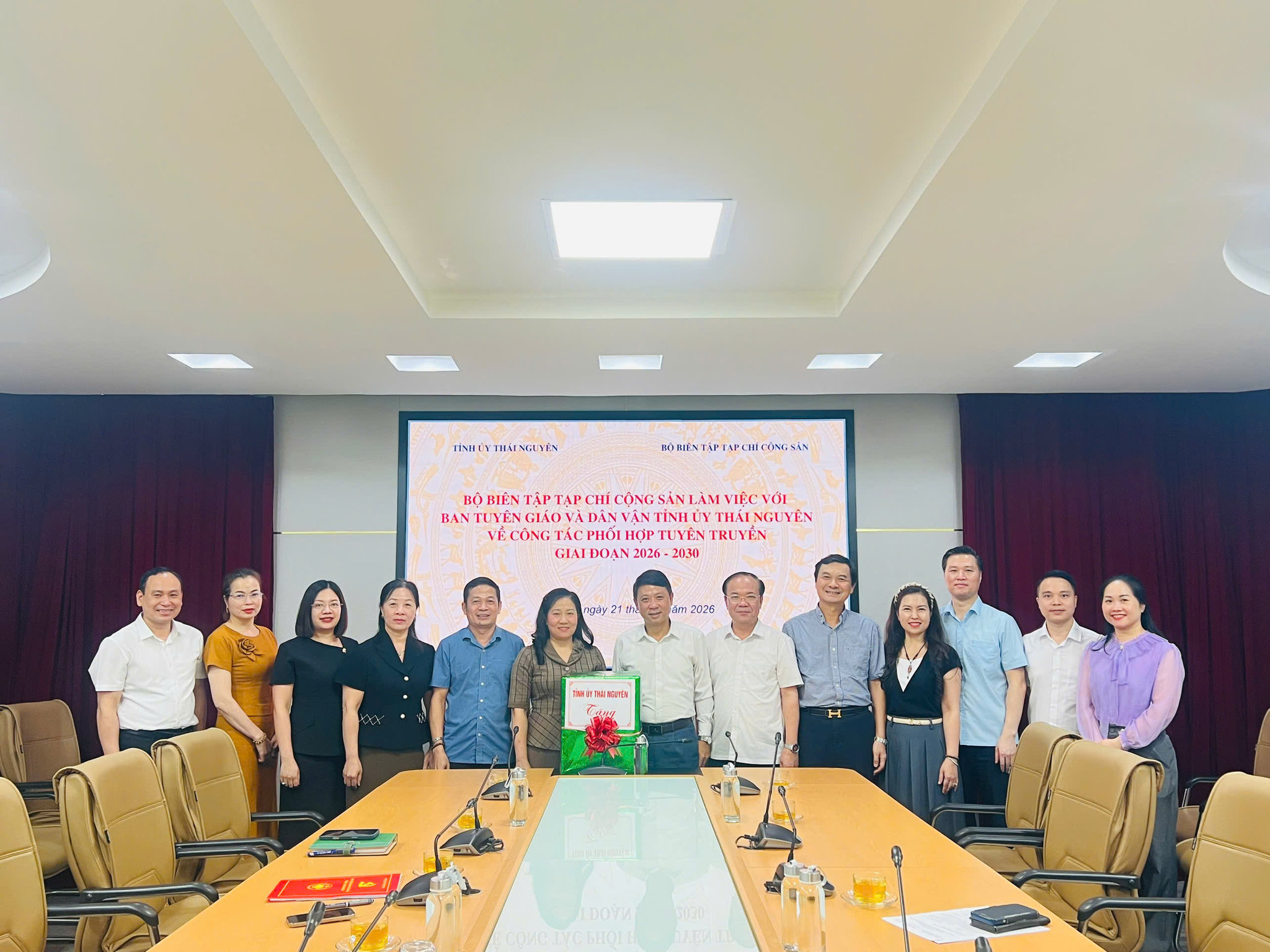 Buổi làm việc ngày 21-5 là bước khởi đầu quan trọng để hai bên thống nhất định hướng, nội dung, phương thức phối hợp trong giai đoạn 2026 - 2030_Ảnh: Ánh Tuyết