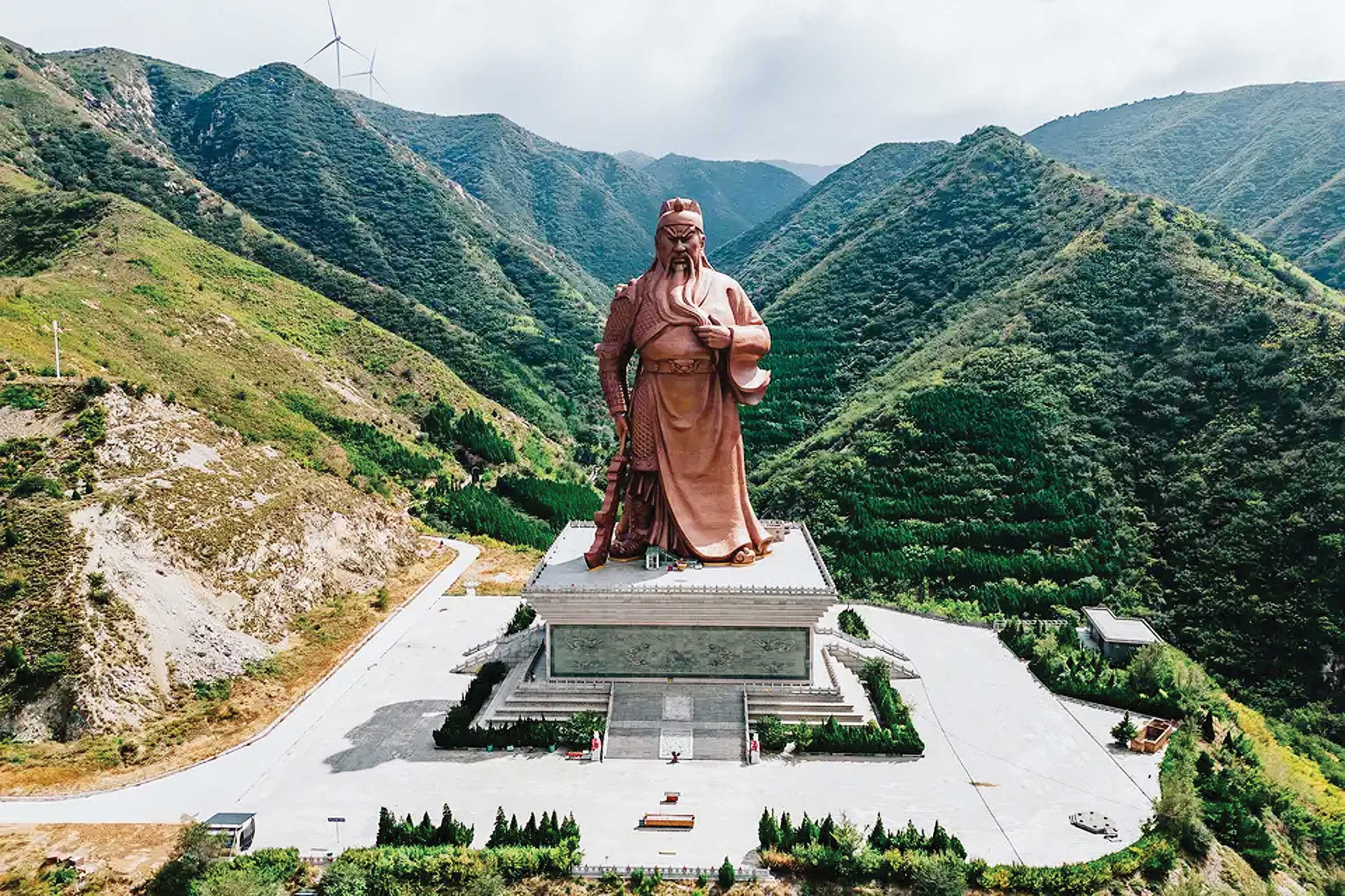 Tượng đồng Quan Vũ ở Vận Thành_Ảnh: TL