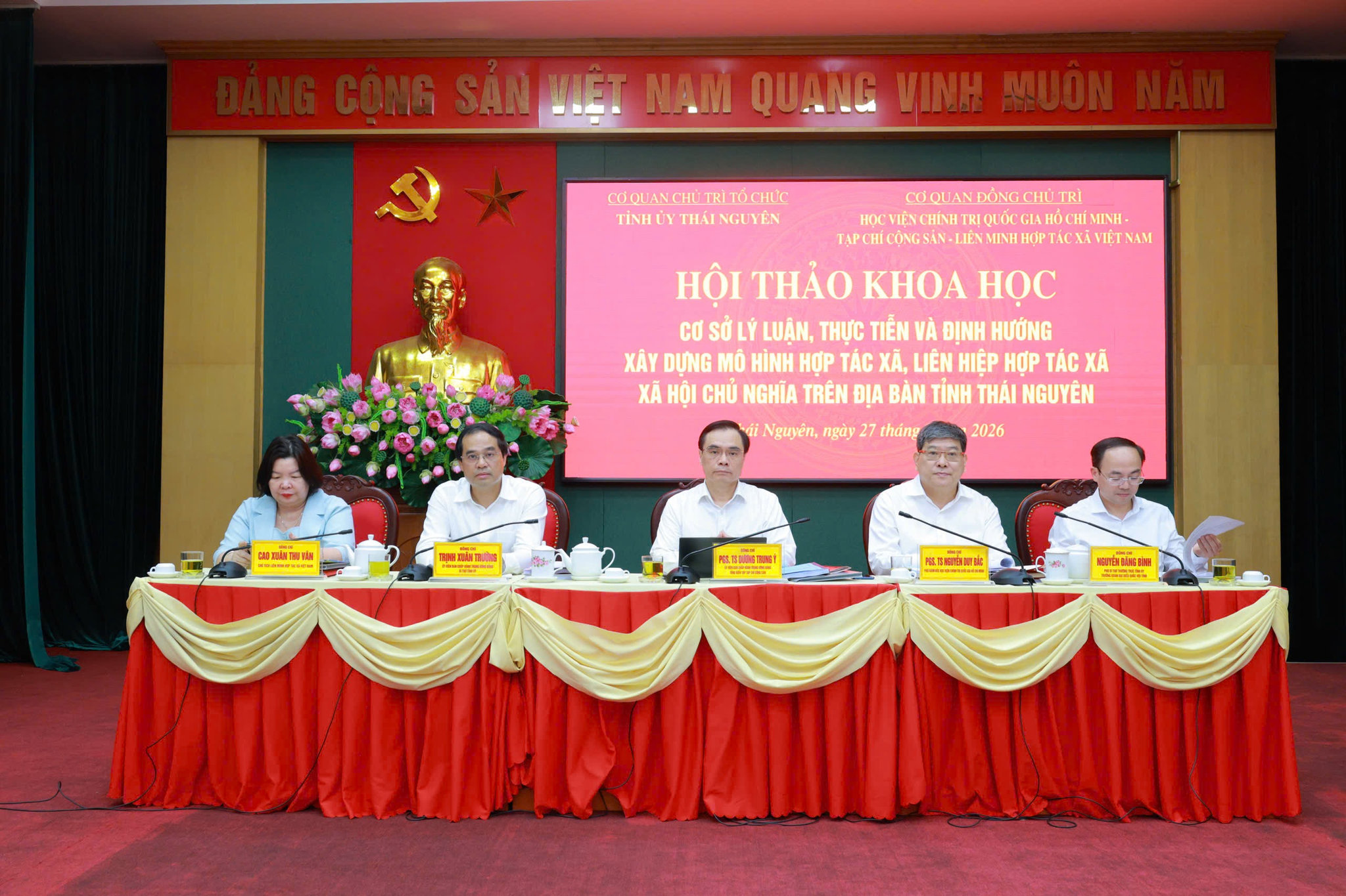 Tỉnh Thái Nguyên: Thí điểm mô hình hợp tác xã, liên hiệp hợp tác xã xã hội chủ nghĩa 
