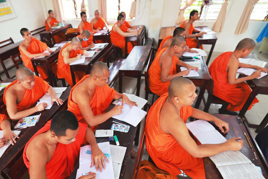 Ngôi trường của các tăng sinh Khmer