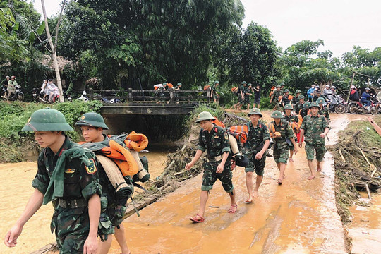 “Bộ đội đã đến!”