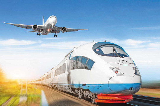 Đường sắt cao tốc và hàng không: Cạnh tranh và hỗ trợ