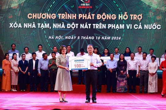 Agribank và hành trình cùng cả nước hoàn thành mục tiêu chương trình xóa nhà tạm, nhà dột nát