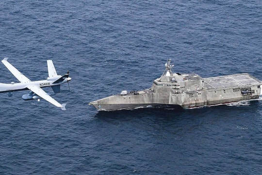 Drone khuếch đại sức mạnh chiến đấu của Hải quân Mỹ?