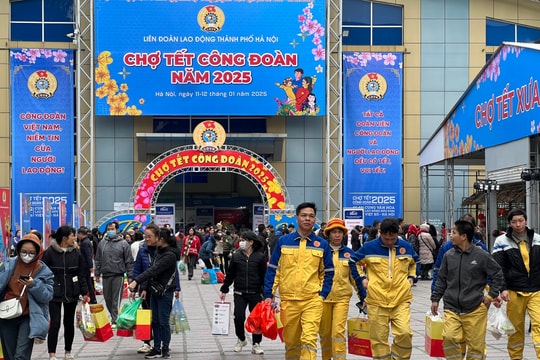 "Chợ Tết Công đoàn" – điểm hẹn của đoàn viên, người lao động dịp cuối năm