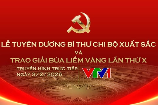 Lễ tuyên dương bí thư chi bộ xuất sắc và trao giải Búa liềm vàng lần thứ X - năm 2025