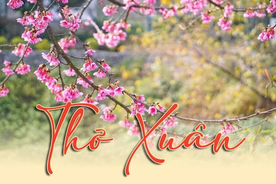 Trăng giữa trời xuân