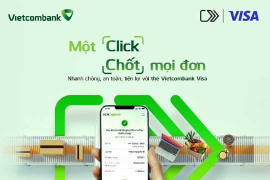 Vietcombank triển khai tính năng Click to Pay cho chủ thẻ visa: Nâng tầm trải nghiệm thanh toán trực tuyến an toàn và tiện lợi