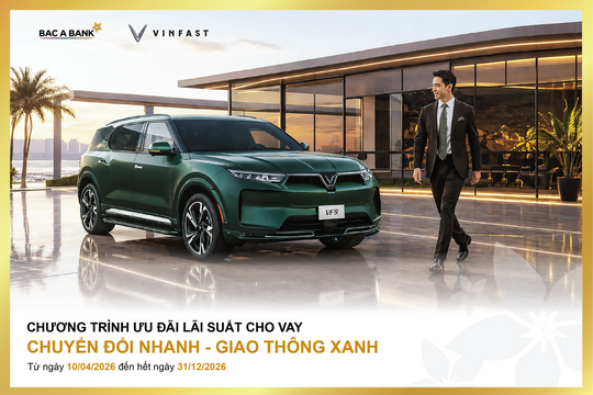 BAC A BANK thúc đẩy “giao thông xanh” bằng loạt ưu đãi tín dụng hấp dẫn