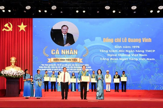 Tổng Giám đốc Vietcombank vinh dự là cá nhân duy nhất ngành Ngân hàng được tuyên dương trong học tập và làm theo tư tưởng, đạo đức, phong cách Hồ Chí Minh