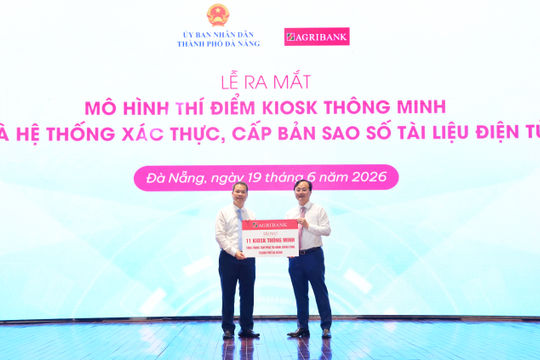 Agribank đồng hành thành phố Đà Nẵng triển khai mô hình Kiosk thông minh, thúc đẩy chuyển đổi số hành chính công