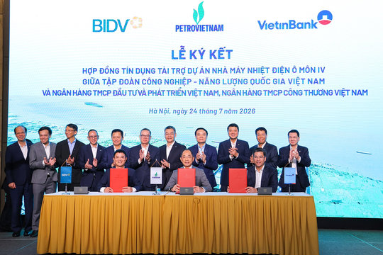 Petrovietnam ký kết hợp đồng tín dụng 7.300 tỷ đồng tài trợ dự án nhà máy nhiệt điện ô môn IV