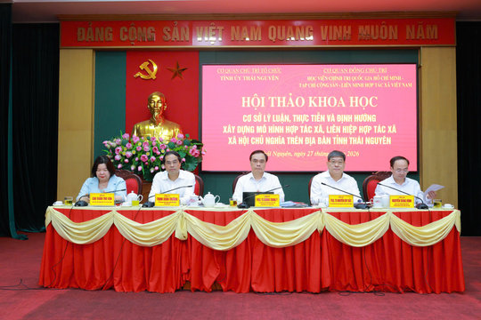 Tỉnh Thái Nguyên: Thí điểm mô hình hợp tác xã, liên hiệp hợp tác xã xã hội chủ nghĩa
