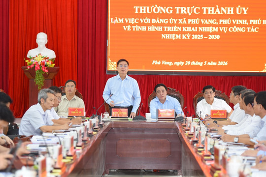 Từ quyết sách đúng đến hành động hiệu quả: Đảng bộ thành phố Huế kiến tạo động lực phát triển mới