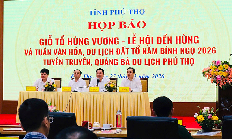 Giỗ tổ Hùng Vương - Lễ hội Đền Hùng và Tuần Văn hóa - Du lịch Đất Tổ năm Bính Ngọ 2026: Khẳng định giá trị cội nguồn, lan tỏa sức mạnh đại đoàn kết toàn dân tộc