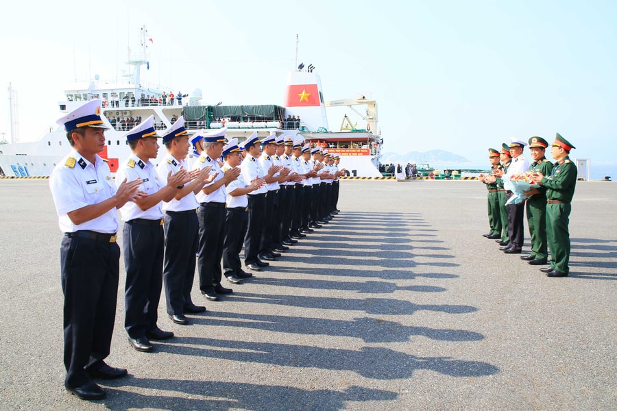 Đoàn công tác số 9 năm 2026 hoàn thành chuyến thăm quần đảo Trường Sa, Nhà giàn DK1