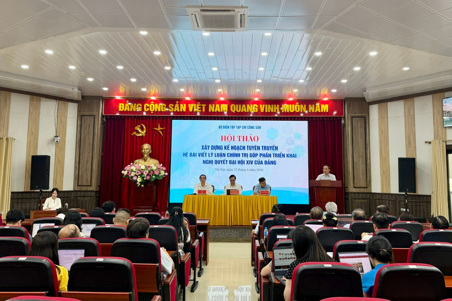 Xây dựng hệ bài viết lý luận chính trị góp phần triển khai Nghị quyết Đại hội XIV của Đảng