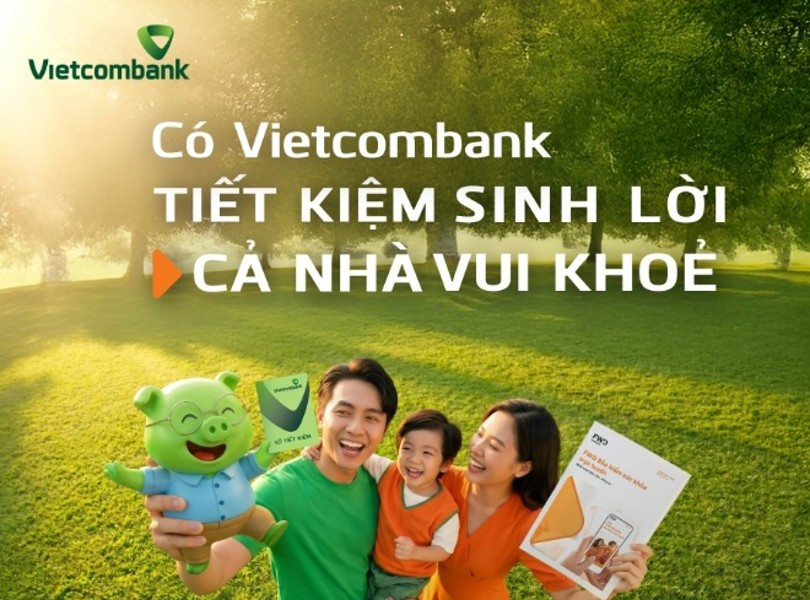 Gửi tiết kiệm tại Vietcombank, nhận thêm quyền lợi bảo hiểm sức khỏe từ FWD