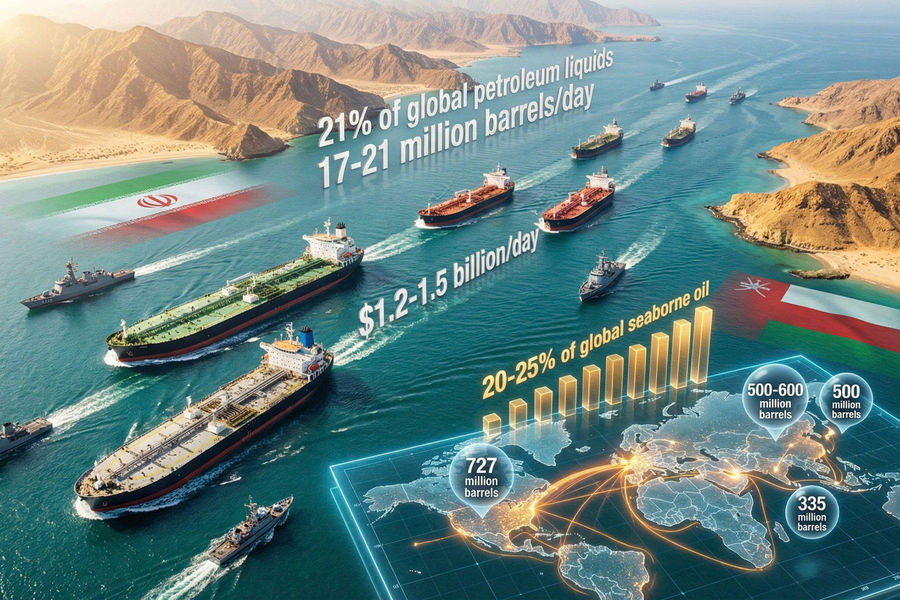 Bế tắc Hormuz bóp nghẹt thị trường dầu mỏ