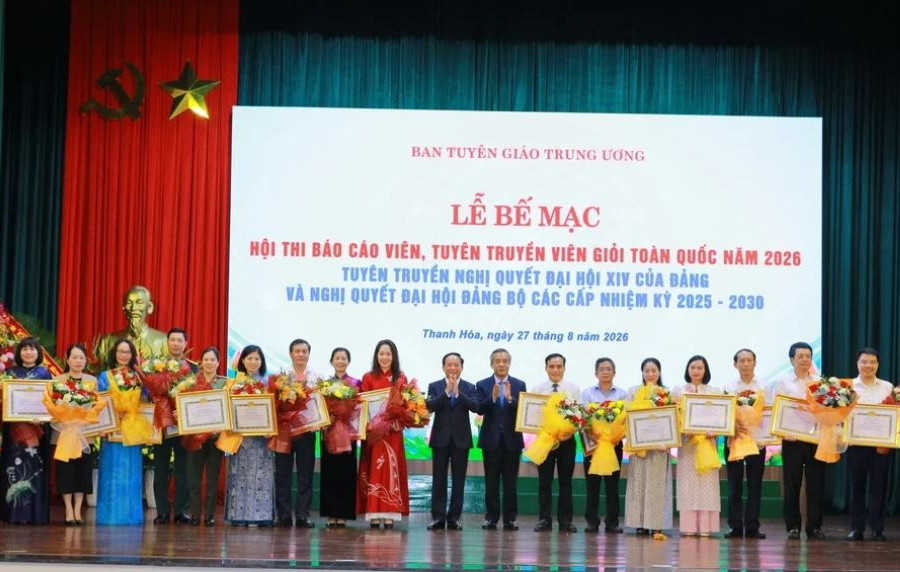 Bế mạc Chung khảo toàn quốc Hội thi Báo cáo viên, tuyên truyền viên giỏi năm 2026