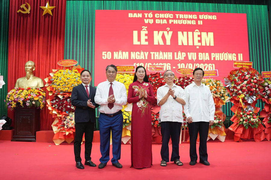 Vụ Địa phương II Ban Tổ chức Trung ương: 50 năm giữ vững đạo đức cách mạng, quyết tâm hoàn thành xuất sắc mọi nhiệm vụ chiến lược