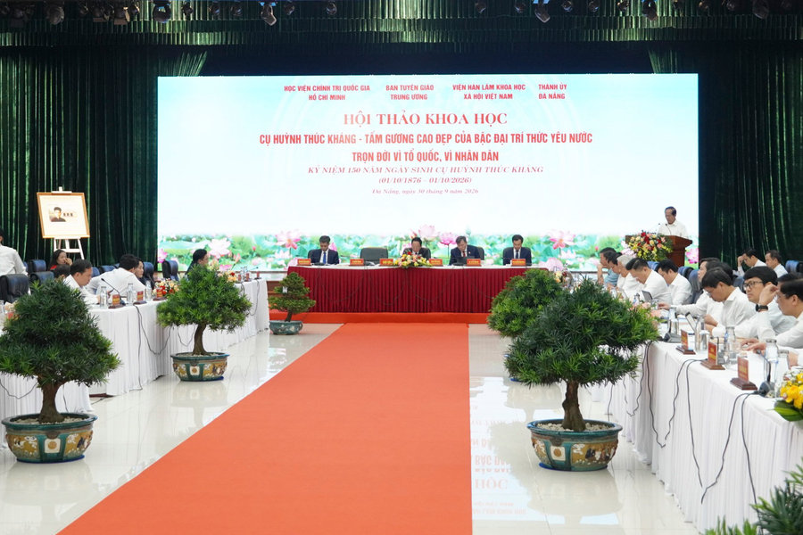 Hội thảo khoa học “Cụ Huỳnh Thúc Kháng - Tấm gương cao đẹp của bậc đại trí thức yêu nước, trọn đời vì Tổ quốc, vì nhân dân”